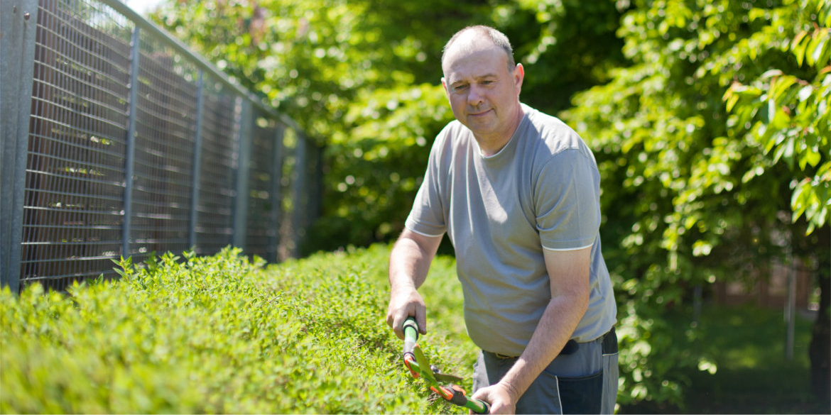 Gartenarbeit